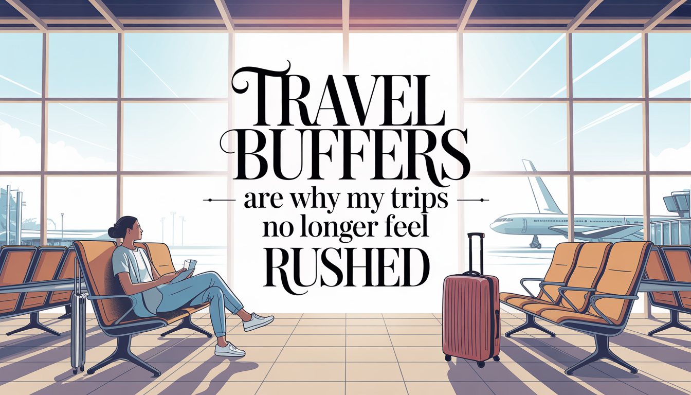 Travel Buffers Are Why My Trips No Longer Feel Rushed